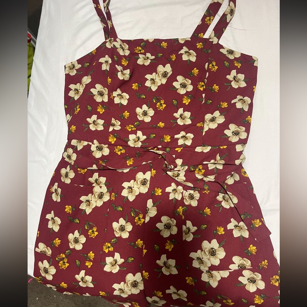 Shorter Romper Floral Summer